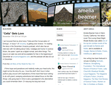 Tablet Screenshot of ameliabeamer.com
